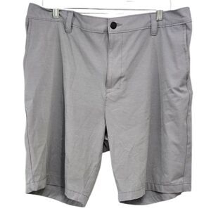 Banana Republic Men's 38 Flat Front Short Gray Comfort Stretch Active Casual
